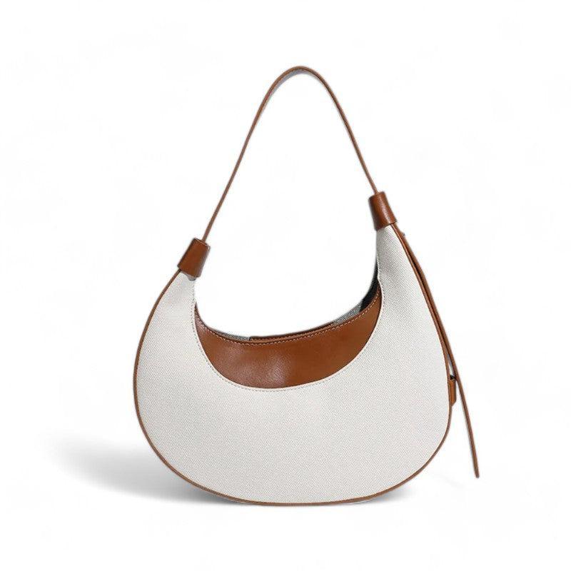 Fieno Luna Ivory Crescent Bag - Fieno